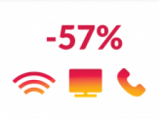 Abonnement Sunrise Internet haut débit, durée illimitée – jusqu’à 1 Gbit/s chez yallo pour 45 CHF/mois