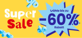 Jusqu’à 60% de réduction dans le Super Sale – Découvrez maintenant !
