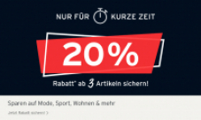 Chez Tchibo : 20% de réduction supplémentaire à partir de 3 articles déjà réduits + livraison gratuite sans minimum d’achat