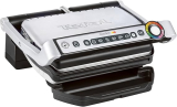 Tefal OptiGrill Grill de contact, grill électrique, acier inoxydable (GC705D16)