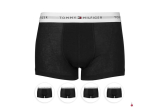 Tommy Hilfiger Lot de 5 Boxers Trunk – Noir