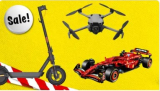 Jusqu’à 22% de réduction sur les jouets, les trottinettes électriques et les drones chez Interdiscount