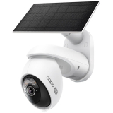 Kit de caméra de surveillance | TP-Link Tapo (360°, 4K, IP65, détection IA, panneau solaire) chez Office World