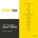 ChillaxSIM eSIM : 50 % de réduction – Maintenant disponible dans 56 pays avec 10 Go pour 30 jours