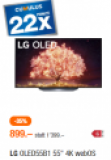 TV LG OLED55B1 pour 700 CHF