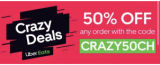 50% chez Uber Eats !