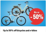 Jusqu’à 50 % de réduction sur les vélos et VAE chez JUMBO