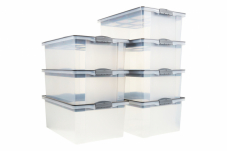 Lot de 7 caisses empilables Rotho Dome A3 (38 L) ou A4 (13 L) chez Jumbo