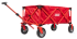 Chariot Coleman rouge (106 × 53 × 100 cm) avec une capacité de transport jusqu’à 85 kg chez Jumbo à un prix avantageux