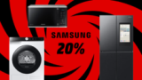 20% de rabais sur les appareils électroménagers Samsung comme les lave-linge / Foodcenters chez MediaMarkt, p.ex. gril à micro-ondes MW4000D
