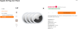 Pack de 4 AirTags APPLE