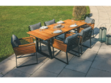 Chaise de jardin / table de jardin Stripe à un prix imbattable chez Conforama, livraison comprise