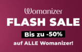Différents articles en promotion chez Amorana, p.ex. WOMANIZER Liberty 2