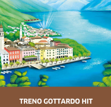 À partir de 22 francs (2e classe, demi-tarif) avec le Treno Gottardo pour le Tessin