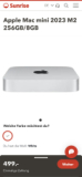 Apple Mac mini 2023 M2 256 Go / 8 Go