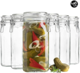 Lot de 6 bocaux à conserve de 1.45 L Mäser Domestic chez Nettoshop