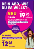 GoMo Europe (tout illimité en Suisse, y est inclus 5G, roaming Europe illimité, 20 Go haut débit+ activation gratuite)