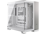 Boîtier PC Corsair 6500X Blanc/en Aluminium – Gris satiné