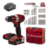 Kit Perceuse-visseuse sans fil EINHELL TE-CD 18/40 Li +69 (2×2.0Ah) chez Jumbo