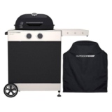 Barbecue à gaz OUTDOORCHEF Arosa 570 G Tex avec une puissance de 9.5k W et une température jusqu’à 500°C chez Interdiscount