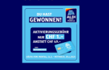 ALDI SUISSE MOBILE : FRAIS D’ACTIVATION SEULEMENT 1 CHF AU LIEU DE 49 CHF