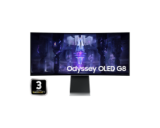 Ecran smart Samsung QD-OLED G85SB (34″, UWQHD, 175Hz, USB-C avec 65 W, réglable en hauteur + 3 ans de garantie) au nouveau meilleur prix