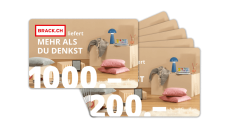 Jeu-concours chez Blackfridaydeals – Tirage au sort de 1x 1000 CHF & 5x 200 CHF bons d’achat BRACK