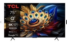 Imposant téléviseur de 75″ pouces ! TCL 75C655 TV (UHD 4K, QLED, Google TV) chez MediaMarkt/Digitec au meilleur prix