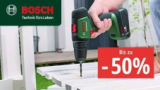 Jusqu’à 50 % de réduction sur divers articles Bosch chez Jumbo, par exemple la perceuse d’établi PBD 40 de 710 W Bosch