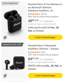 Écouteurs intra-auriculaires Marshall Minor III et IV à prix réduit chez Amazon