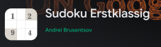 Sudoku Prime Gratuit dans Google Play Store