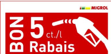🔥 Bon de réduction Migrol de 5 centimes/L – utilisable de manière illimitée jusqu’au 22.12