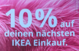 Bon de réduction IKEA de 10% sur tout (sauf boutique suédoise / restaurant) sans valeur minimale de commande jusqu’au 30.11.