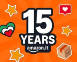 🔥 Amazon.it : Bon d’achat de 15 EUR à partir d’un montant d’achat de 75 EUR