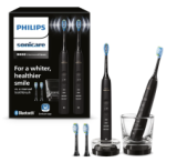 Brosse à dents électrique Philips Sonicare DiamondClean 9000, Pack de 2 têtes de brosse chez Amazon
