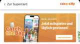 Prix immédiats dans l’application Coop Supercard Coop City