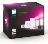 Philips Hue White & Color Ambiance E27 Kit de démarrage 2 pièces 1100 lm + variateur + Hue Bridge chez Jumbo au meilleur prix
