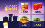 Sunset Offers chez McDonalds aujourd’hui