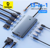 Station d’accueil Baseus 13-en-1 avec support 4K@120Hz, 100W Power Delivery chez AliExpress