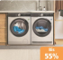 Promotion spéciale Fust&nbsp;: jusqu’à 55&nbsp;% de réduction sur les lave-linge et les sèche-linge