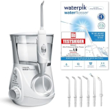 Waterpik WP-660EU Ultra Professional Water Flosser, blanc / Vainqueur du test d’image 2025