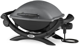 Weber Q 1400 Barbecue électrique, 43 x 32 cm, Gris foncé