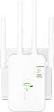 Amplificateur WLAN Aenxwa / 1200 Mbit/s / Double bande 5G & 2.4G avec port LAN, WPS