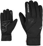 Gants de vélo d’hiver pour hommes Ziener Donni Gore-Tex Infinium Primaloft, noir